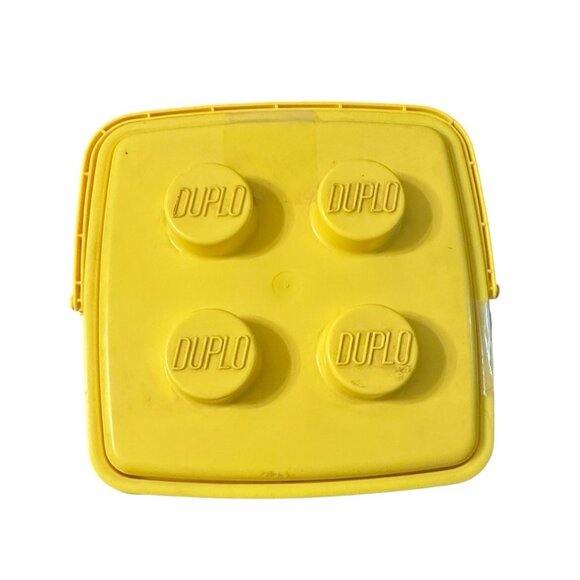 Vintage 1991 Lego Duplo 2381 Preschool Basic Building Set 67 Piece With Bucket - Picture 4 of 4